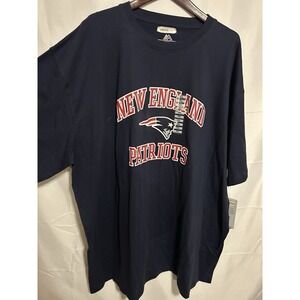 New England Patriots Shirt 5XL Big & Tall Majestic NFL Tee NWT
